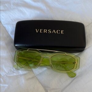 Versace Lime Green Sunglasses